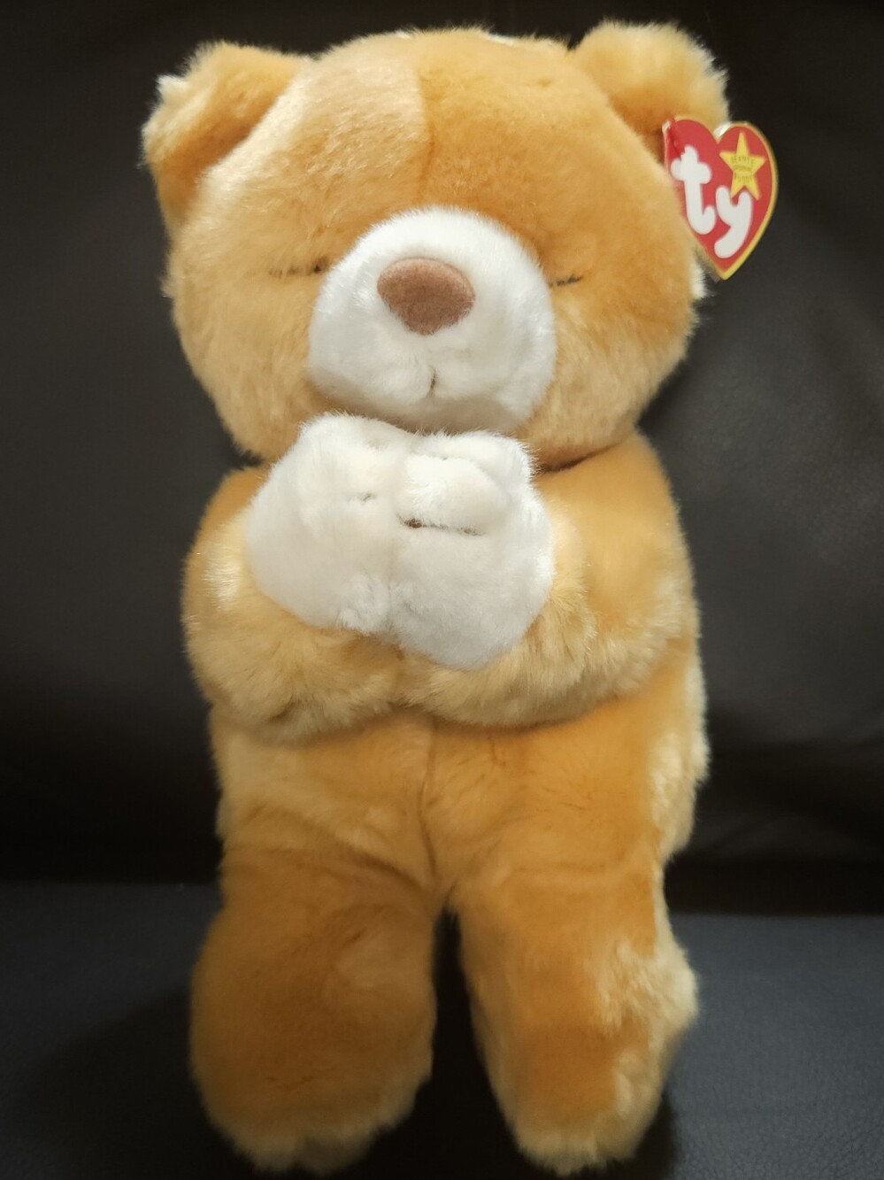 Ty Beanie Buddy Hope Praying Bear 1999.  LIKE NEW!